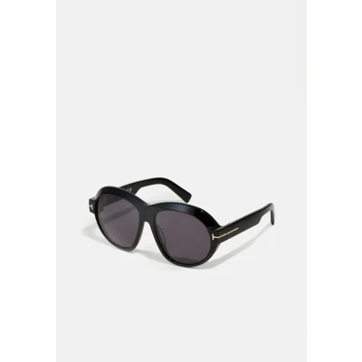 Image of Tom Ford Inger Sunglasses, Women&#039;s, Size: 59, Shiny black/smoke