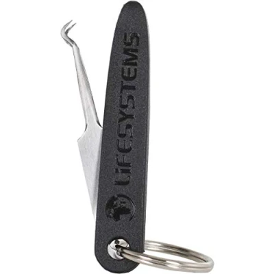 Image of Lifesystems Key Ring Tick Tweezers For Effective &amp; Fast Removal
