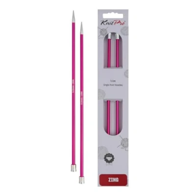 Image of KnitPro Zing: Knitting Pins: Single Ended: 5.00mm, 5mm, Pink