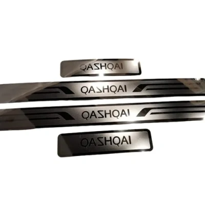 Image of KAnduo compatible with Car Stainless Steel Door Sill Kick Plates Protector for Nissan Qashqai J11 J12 2015 2024