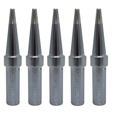 Image of ETA Chisel Screwdriver Soldering Tip 0.062&quot; / 1.6mm for WESD50 WES50 WESD51 WES51 PES50 LR20 PES51 LR21 WE1010NA WE1010EU WE1010EDU WE1010 WECP ACE Brand Solder Iron Handle Tips (5)