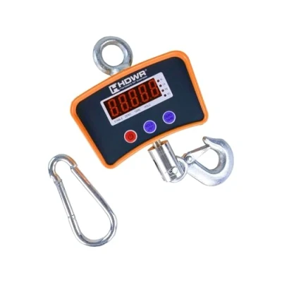 Image of Hook Scale, Electronic, Load Capacity up to 500 Kilograms / 1,100 Pounds, Storage, Digital Display, Measuring Accuracy 100 grams 3.5 ounces, Wireless Operation, HDWR wagPRO H500