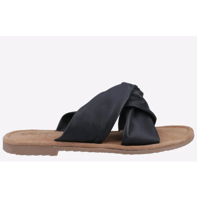 Image of Hush Puppies Women&#039;s Amy Sandal Ladies Summer, Black, 8 UK