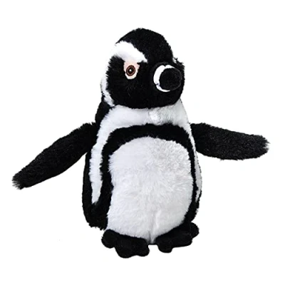 Image of Wild Republic EcoKins Mini Blackfoot Penguin Stuffed Animal 8 inch, Eco Friendly Gifts for Kids, Plush Toy, Handcrafted Using 7 Recycled Plastic Water Bottles