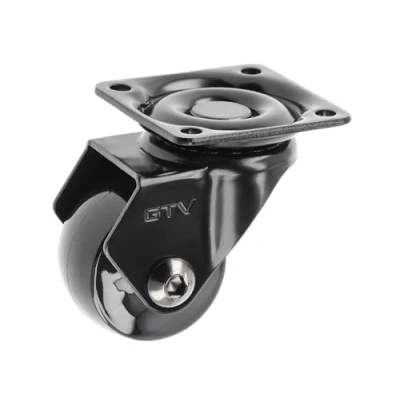 Image of GTV Calibro Furniture Castors for Without Brake Diameter 35 mm Made of Plastic and Steel Black