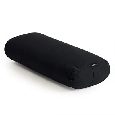 Image of Yoga Studio European Rectangular Lightweight Bolsters (Black)