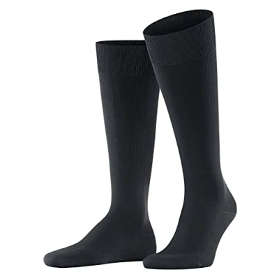 Image of 1 Pair Black Ultra Energising Cotton Compression Socks Men&#039;s 8.5 9.5 Mens (Calf Width 41 46cm) Falke