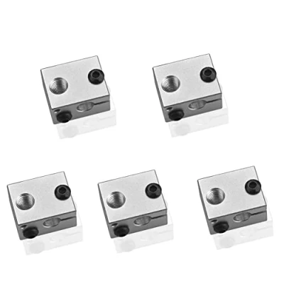 Image of Fasizi 5PCS V6 Aluminum Heater Block for 3D Printer Heating