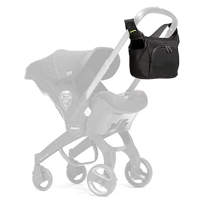 Image of Doona Essentials Bag Baby Car Seat/Stroller Compact Changing Bag/Pushchair Storage Organiser Nitro Black