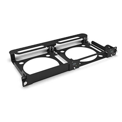 Image of MyElectronics Mac Mini Rack Mount 19 inch 1U with cable management and 1 blank cover