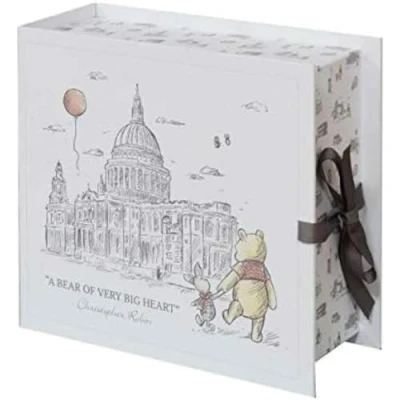 Image of Winnie the Pooh DI495 Memory Box, Grey