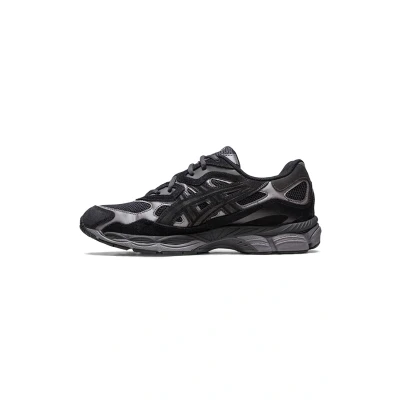 Image of Asics Sportstyle Gelnyc Unisex Trainers, Size: 13, Graphite grey/black Leather and textile