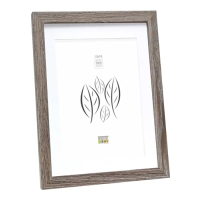 Image of Deknudt Frames S66KH3P1_13.0x18.0 Photo Frames, Wood, Grey, 13 x 18 cm, 10 15 cm