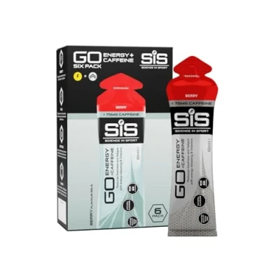 Image of Science in Sport Go Isotonic Energy Gel with Caffeine, Berry Flavour, 60ml (6 Packs)