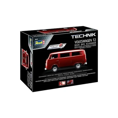 Image of Revell 00459 Volkswagen T2 Technik Easy Click System 1:24 Scale Model Kit, Multicoloured