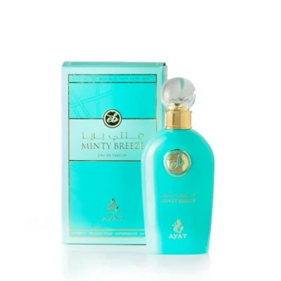 Image of Ayat Perfumes Minty Breeze Eau de Parfum 100ml Refreshing Oud Perfume for Women &amp; Unisex Long Lasting Arabic with Citrus, Floral Vanilla Notes