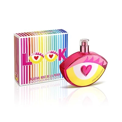 Image of Agatha Ruiz de la Prada Perfumes LOOK! Eau Toilette for Women Long Lasting Charming, Playful and Modern Fragance Fruity, Citrus Floral Notes Ideal Day Wear 80 ml