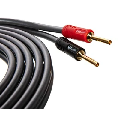 Image of 5m Pair of QED XT40i Reference Speaker Cable with X Tube Technology Terminated Airloc Banana Plugs (5m Pair)