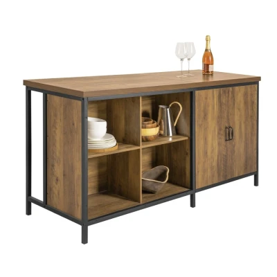Image of Sobuy Kitchen Island Sideboard Breakfast Dining Bar Table,KNL01 F