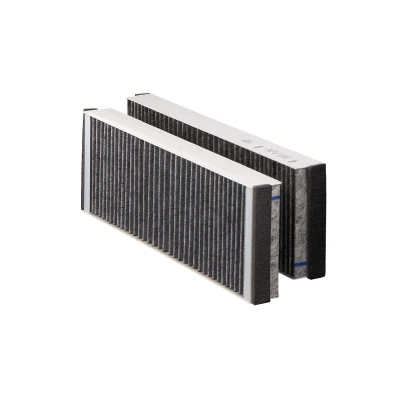 Image of 4F0819439A, 4F0819439B, 4F0819439C, 4F0898438A, 4F0898438B Filter set, cabin air FEBI BILSTEIN 22284 AUDI: A6 C6 Saloon, Avant, Allroad