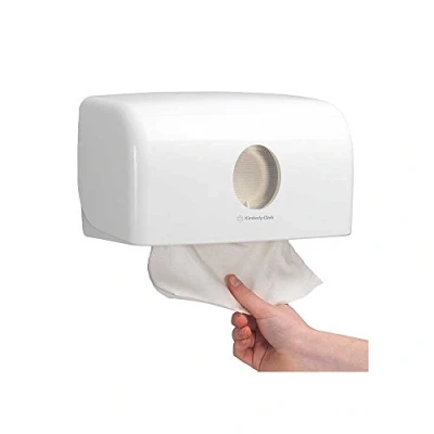 Image of Aquarius Multifold Hand Towel Dispenser 6956 1 x White Compact Paper