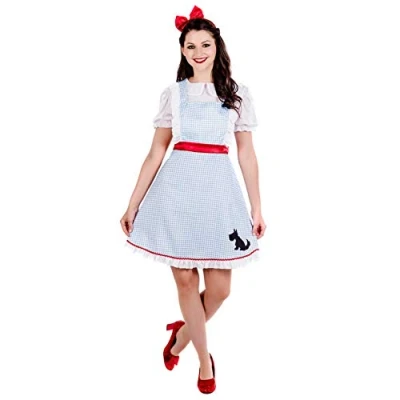 Image of Fun Shack Dorothy Costume Adult Women, Halloween Costume, Adults, World Book Day Small