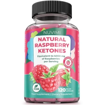 Image of Raspberry Ketones 4000 mg Natural Food Supplement to Help Support Healthy Keto Diet for Men &amp; Women 120 Pills