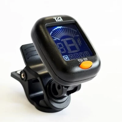 Image of TGI Guitar Tuner Clip on Black