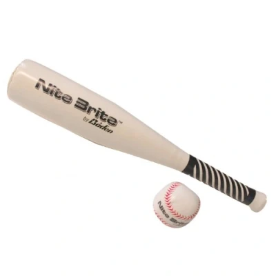 Image of Baden Nite Brite Bat and Ball Set White