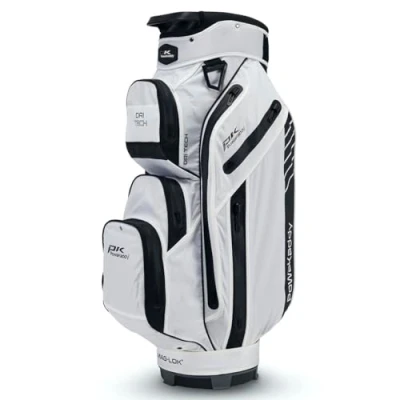 Image of PowaKaddy DRI TECH GOLF CART TROLLEY BAG WHITE/BLACK