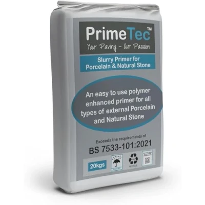 Image of Slurry Primer for Porcelain Paving Tiles 20kg Bag Premium Bonding Superior Adhesion Easy to Use Ideal Porcelain, Indian Sandstone (Slurry Primer, 20 kg)