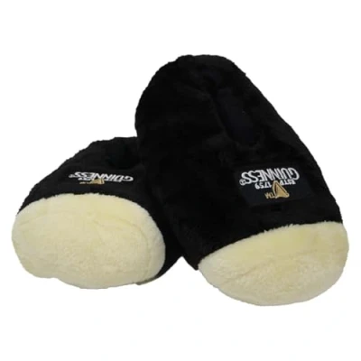 Image of Guinness Official Merchandise Signature Pint Slippers Men&#039;s Loungewear Black One Size