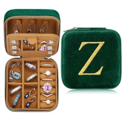 Image of TINGN Travel Jewellery Case, Organiser, Mini Box, Personalised birthday Gifts for Women, Box Z