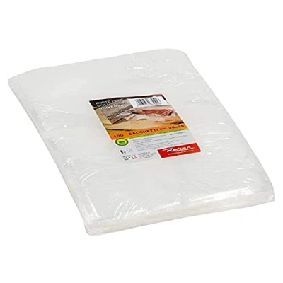 Image of Reber 6724 N Vacuum Seal Bags, 25 x 35 cm, 105 microns, Anti uv, 100 Pieces, Transparent