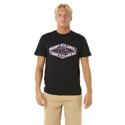Image of RIP CURL Men&#039;s Refill Tee T Shirt Top Black Size XXL