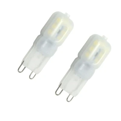 Image of Aoxdi Dimmable G9 LED Bulb 2.5W, Cool White, 14 SMD 2835 Lamp, Light, AC220 240V, 2 Pack (Cool White)