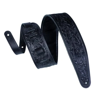 Image of Levy&#039;s Leathers Guitar Strap (PM44T01 BLK)