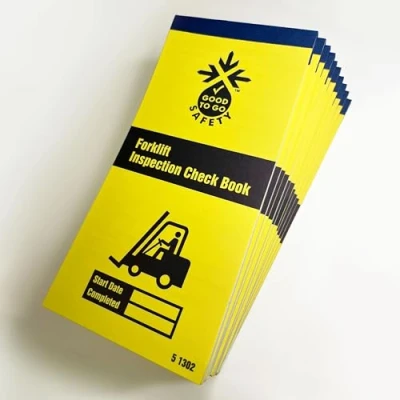 Image of Good To Go Safety Forklift Check Books Pack of 10 (51302) total 250 inspections