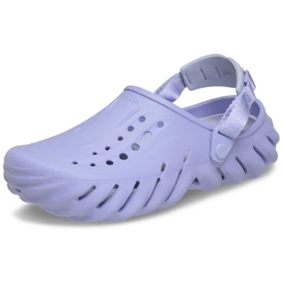 Image of Crocs ECHO Unisex Mules, Size: M8/W9, Mystic purple Synthetics