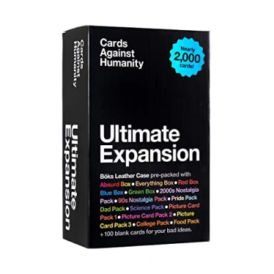 Image of cards Against Humanity: Ultimate Expansion Nearly 2,000 pre packed in our fancy Bōks storage case