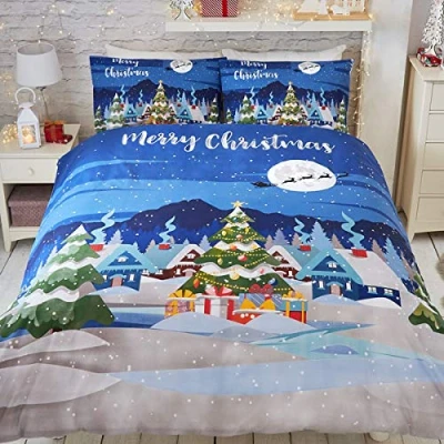 Image of Bedlam Two, 52% Polyester / 48% Cotton, Multi, Double, W200cm x L200cm (Duvet Cover), W50cm L75cm (Pillow Case)