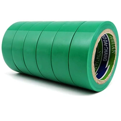 Image of ALBOYI Insulation Tape 6 Pack Green 17mm x 9m Electrical PVC Adhesive Gaffer
