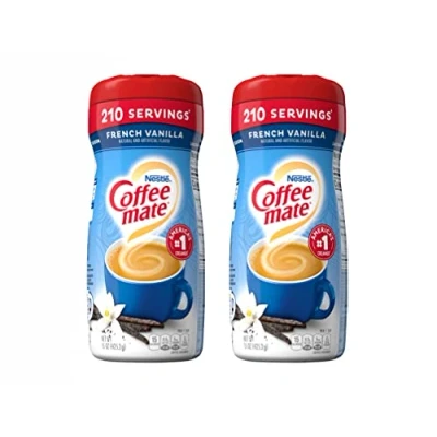 Image of The Bramble Bay Coffee Mate French Vanilla Powder Creamer 15oz Transform Your into Warm Deliciousness Pack of 2