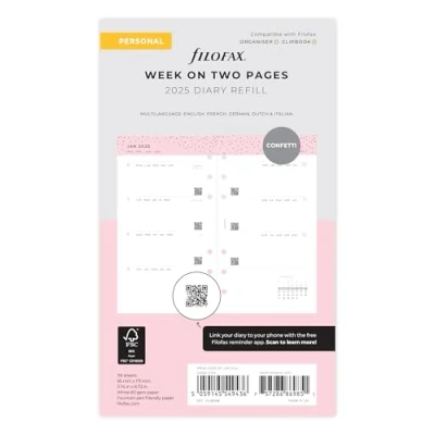 Image of Personal Confetti week on two pages 2025
