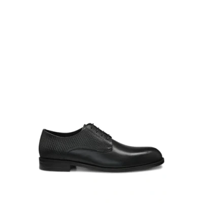 Image of BOSS Tayil Derby Laceups, Men&#039;s, Size: 8, Black shoes