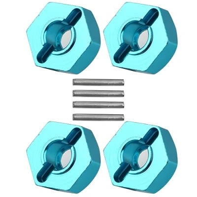 Image of Wheel Hex Adapter, 4 Pcs Metal 7mm to 12mm Hub Adapter for RC Spare Part Car Upgrade Parts