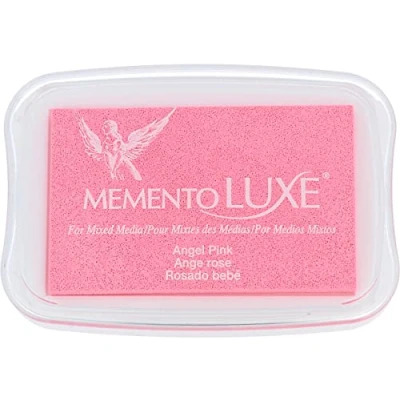 Image of Tsukineko Memento Luxe Mixed Media Ink Pad Angel Pink