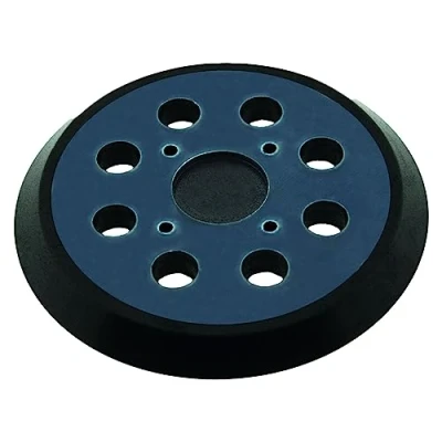 Image of 1 x SabreCut OSSCS005 125mm Medium 8 Dust Extraction Hole Random Orbital Sander Hook &amp; Loop Backing Pad Compatible with 4 Mount 32.5mm Centre