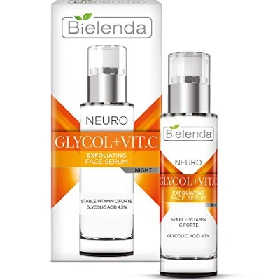 Image of Bielenda Neuroglicol + Vit. C Exfoliating Nighttime Rejuvenation Serum 30 ml