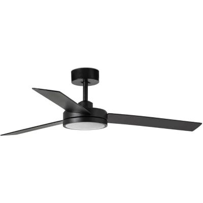 Image of Barth Black 3 Blade Ceiling Fan with LED Light